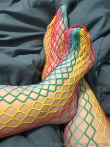 Rainbow fishnets