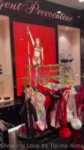 My favorite lingerie designer shopping time