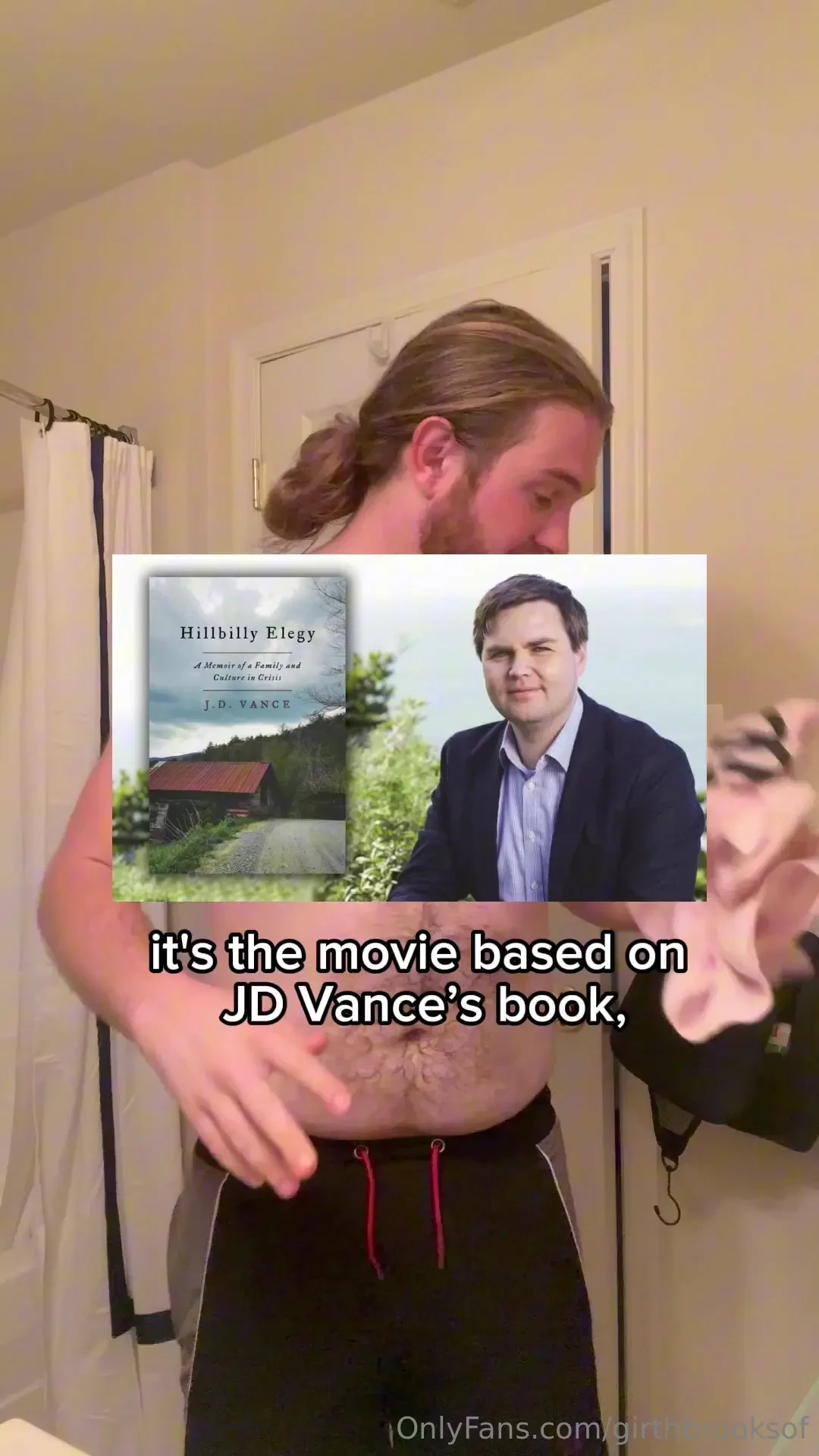 Here s me talking politics while i get undressed 