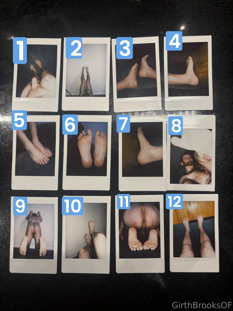 Attention feet lovers new polaroids just dropped 5 pic 25 6pic 50 
