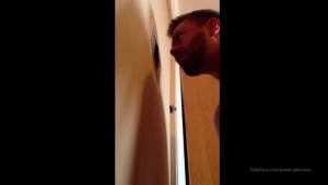 Glory hole thursday a beautiful uncut guy moans and shoots his hot