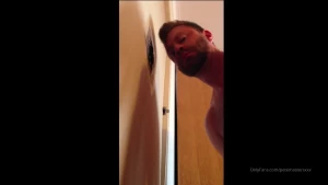 Glory hole thursday big uncut guy wants to suck me too but he cums so