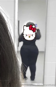 Back profile kinda cute also sorry for hello kitty my hair looked