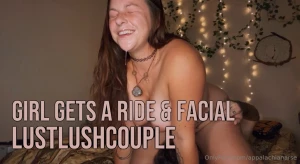 Girl gets a ride amp facial this heated scene starts off with face