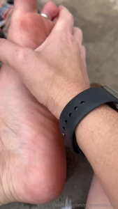 Needing me a good foot rub after all this walking at the theme park