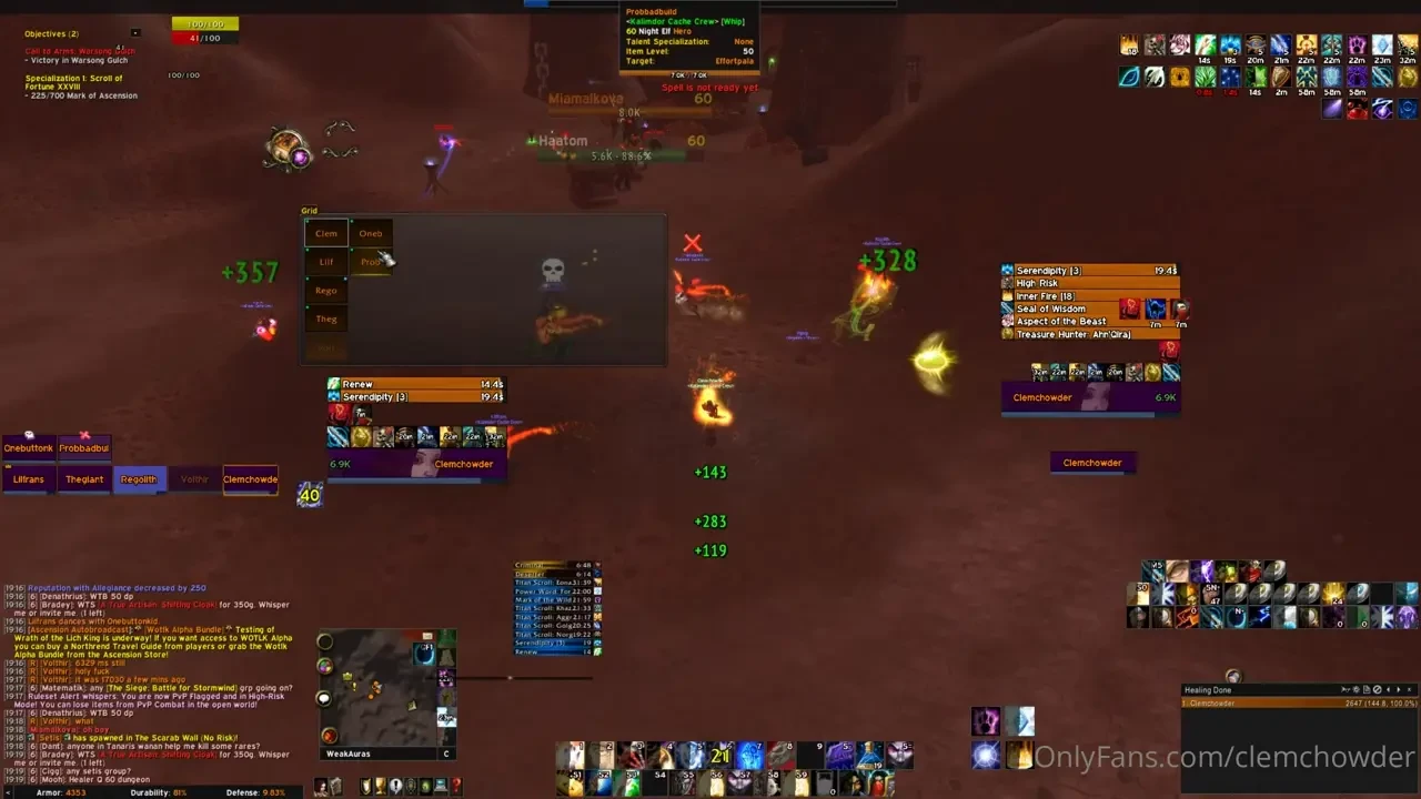 Clemchowder s allies overflowing with his sweet white energy small 