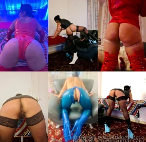 We make sexaction in latex clothes - blowjob - strapon - spanking part 3