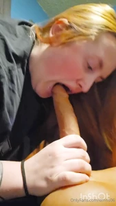 Just practicing my deep throating skills