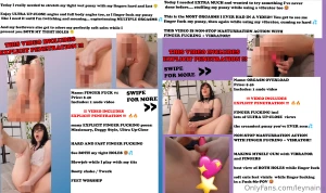 Here is a menu of all my hottest ppv content to request send a tip part 3