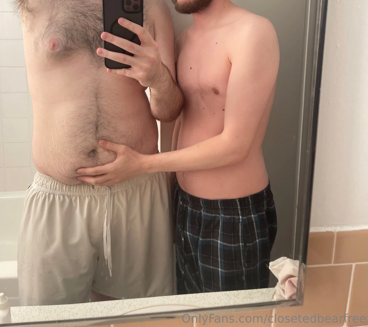 Progress pic with my step bro 02 09 24 he couldn t resist holding my 