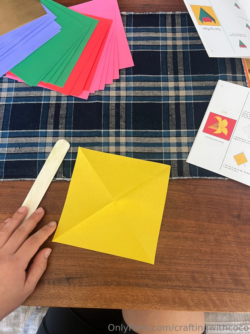 I want to show some of the origami flowers i made during my afternoon part 6 