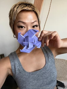 Pinwheel flower ok this origami pinwheel flower drove me a little part 5