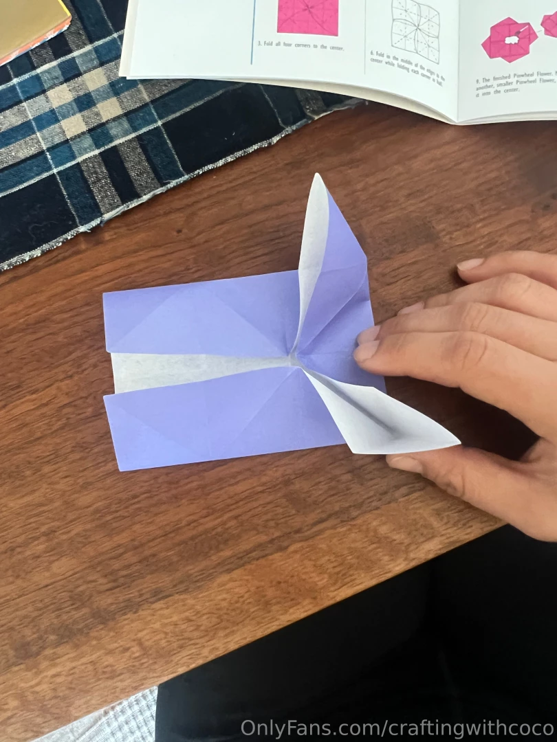 Pinwheel flower ok this origami pinwheel flower drove me a little part 8 