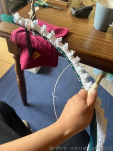 Now that i finished sewing all of the circles i am doing this new part 2