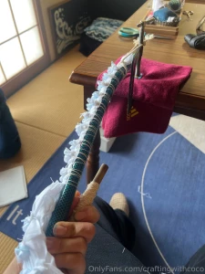 Now that i finished sewing all of the circles i am doing this new part 1