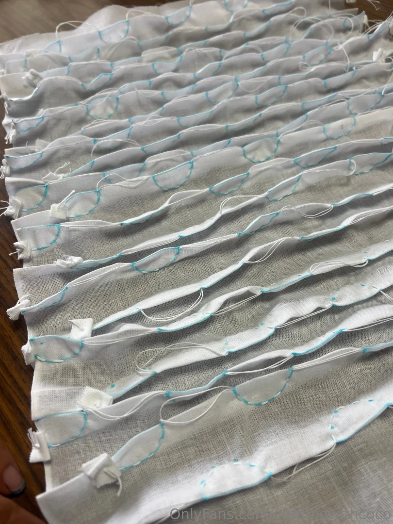 I m trying a new shibori technique today it s called hinode which part 2 