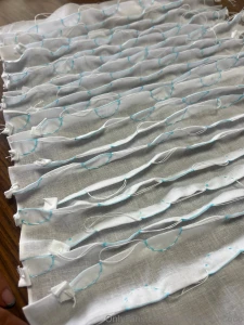 I m trying a new shibori technique today it s called hinode which part 2