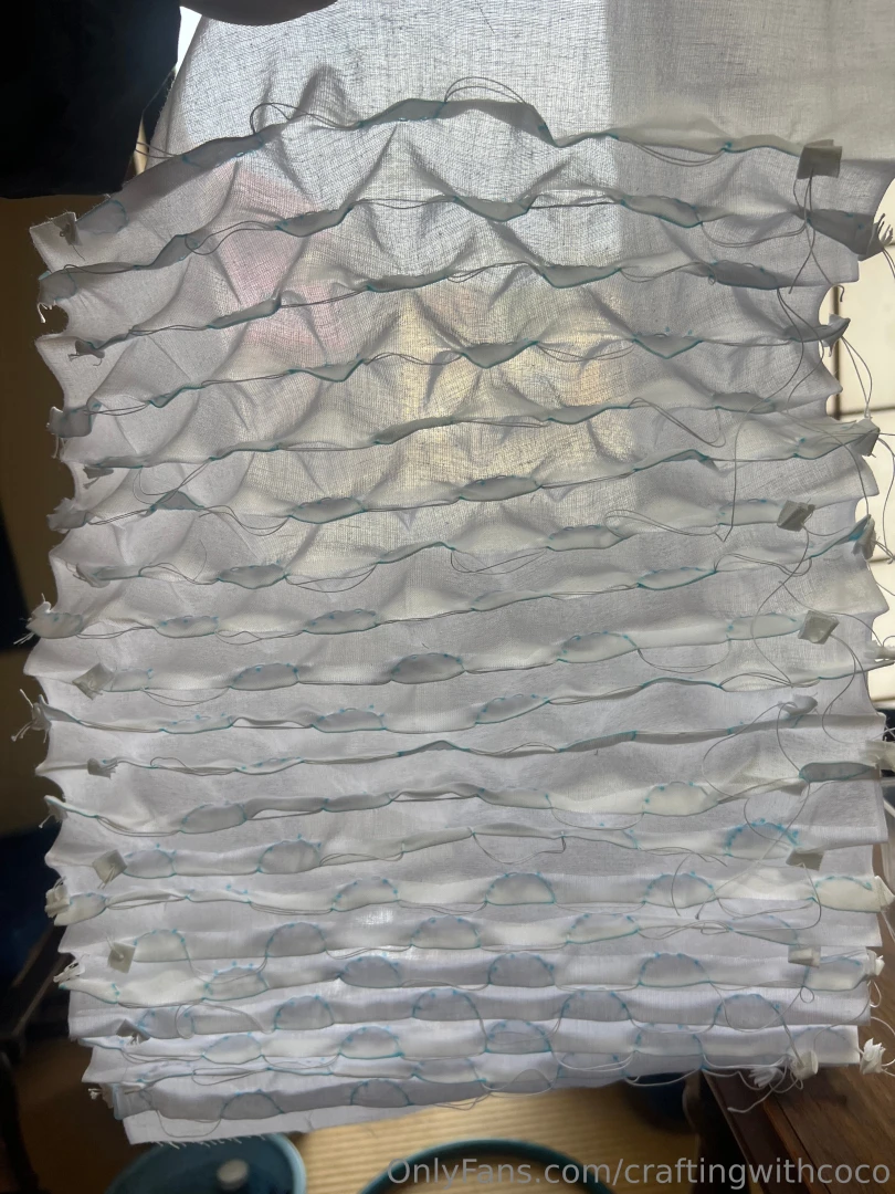 I m trying a new shibori technique today it s called hinode which part 4 