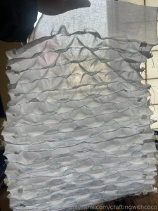 I m trying a new shibori technique today it s called hinode which part 1