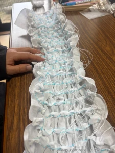 I m trying a new shibori technique today it s called hinode which