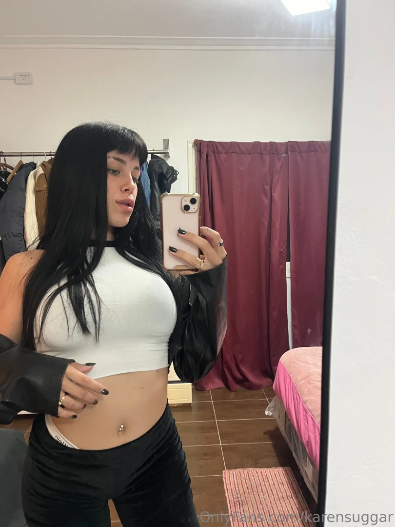 Practically bursting out of this top 