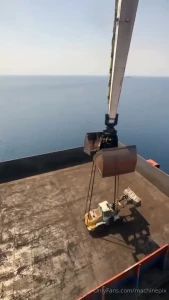 Time-lapse of loading activities on the mv munqidz bulk carrier