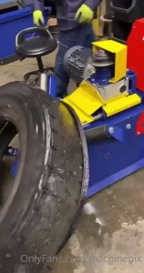 Sw150 truck tire sidewall cutter for recycling tires by butty mfg