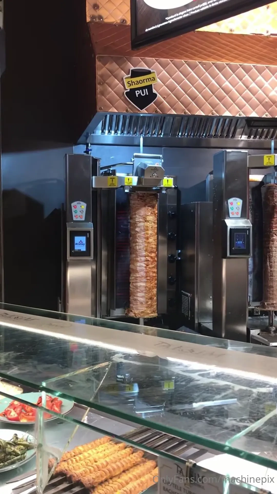 Doner kebab machine by atalay mutfak 