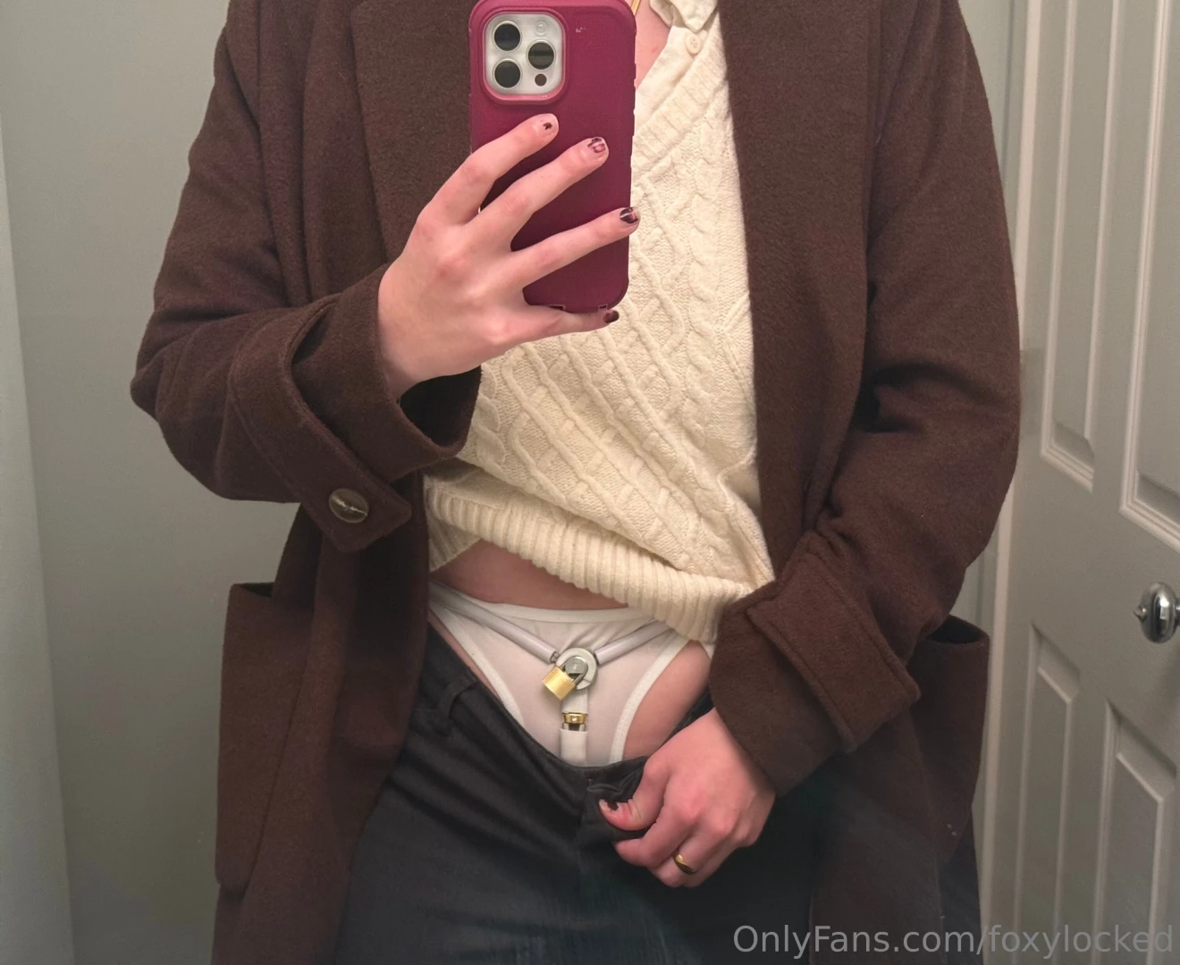 Belted at work again 