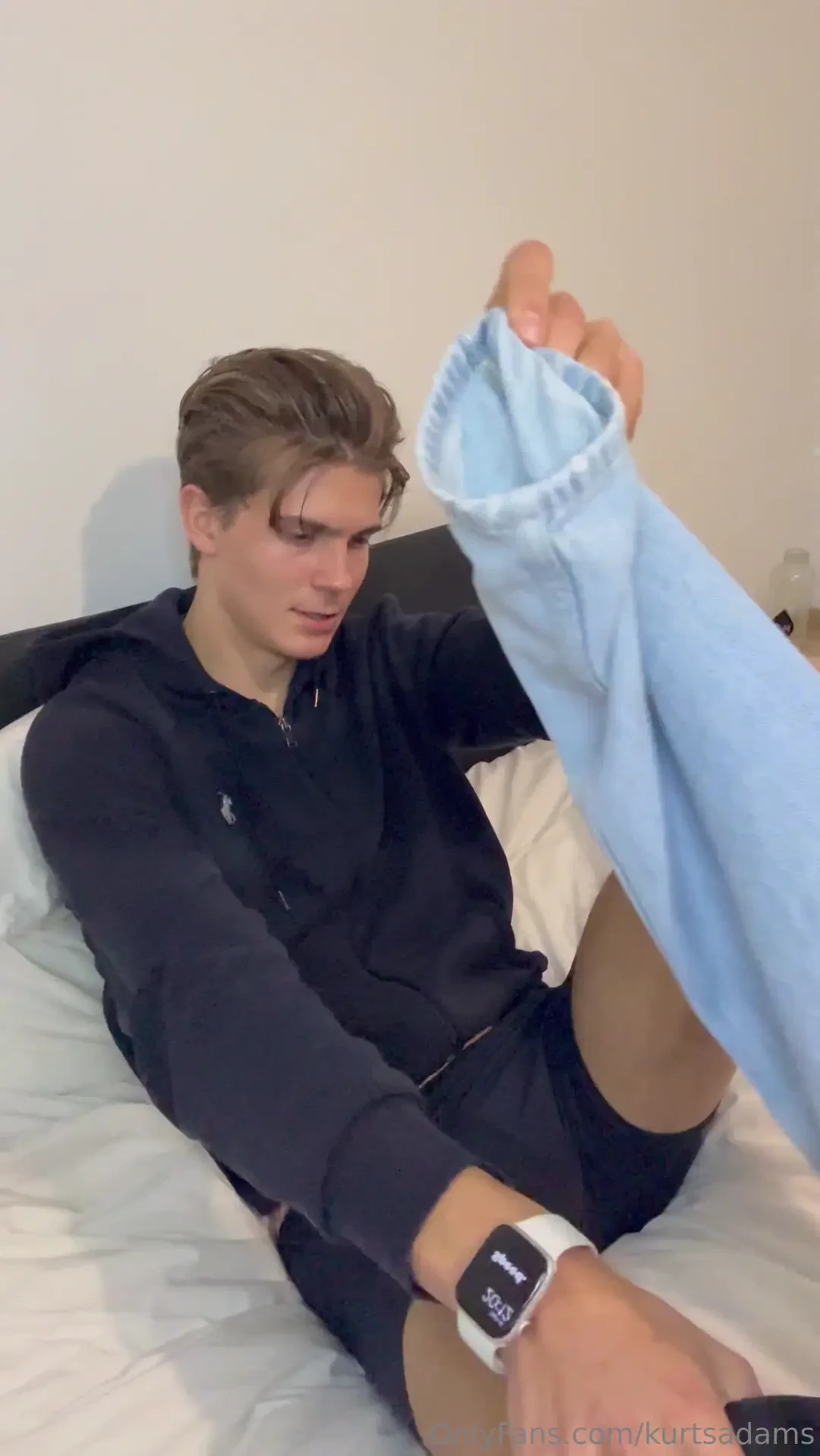 Doors locked windows closed stripping down getting ready to blow a 