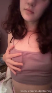 Playing with my tits part 12