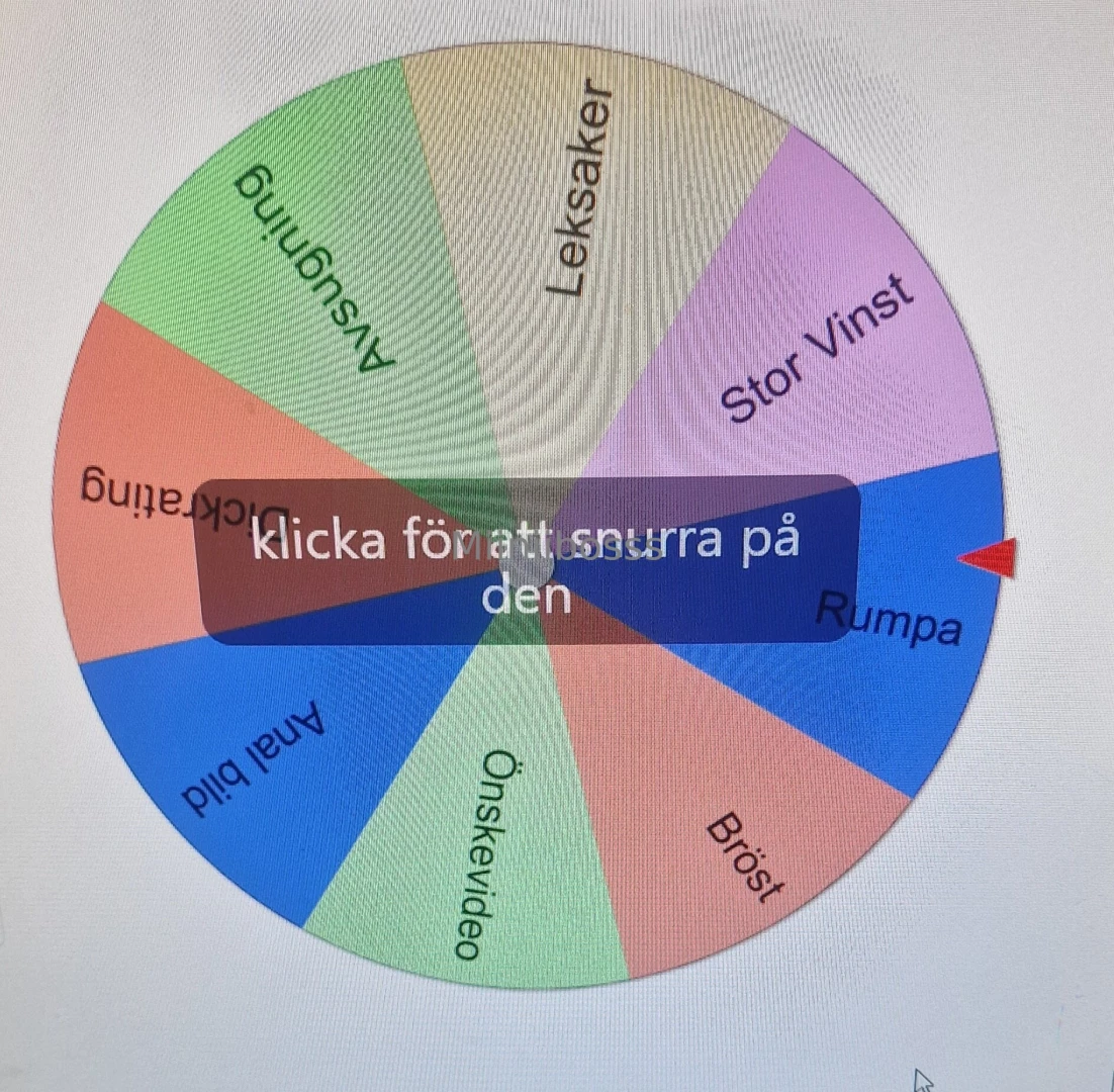 Vill du spela lyckohjulet med mig tippa 15 