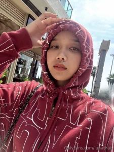 Wore a hoody because the sun is not giving