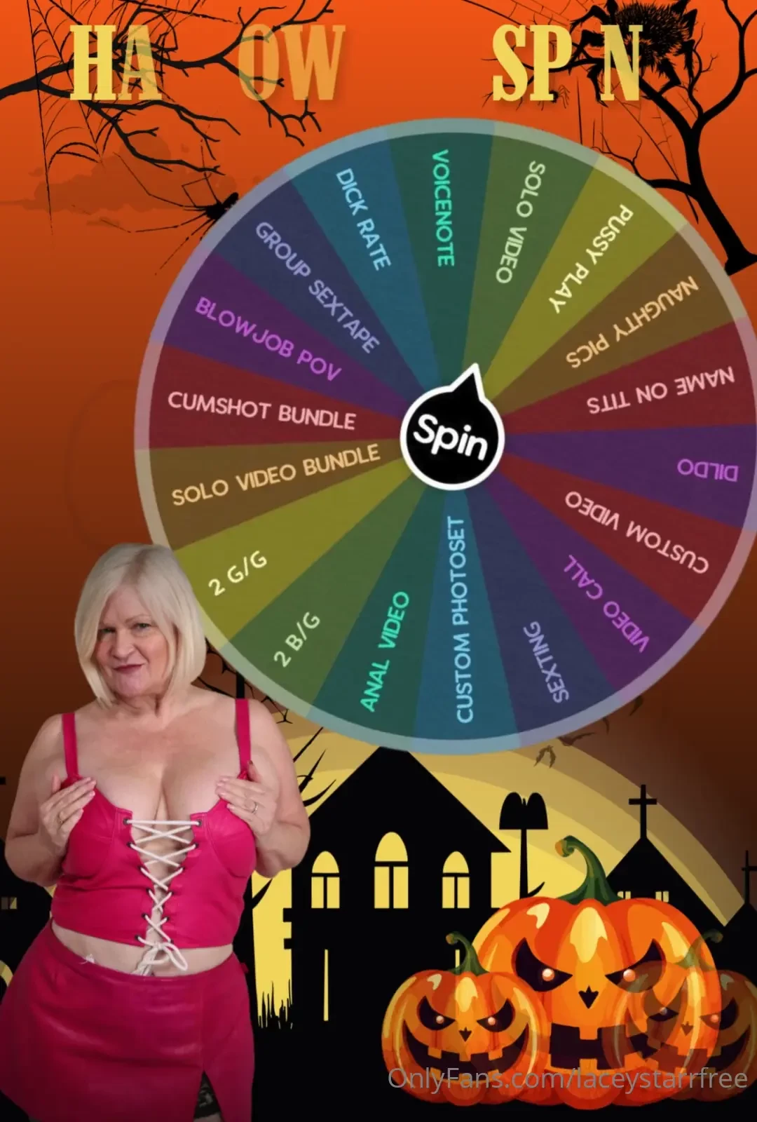 First ever halloween spin spin my wheel and let s see how lucky you 