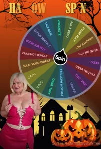 First ever halloween spin spin my wheel and let s see how lucky you