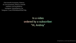 New video for my subscriber hi andrey do you want my video on your