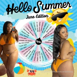 Summerrrrrr exclusives spin - june edition video chat amp ebony pussy