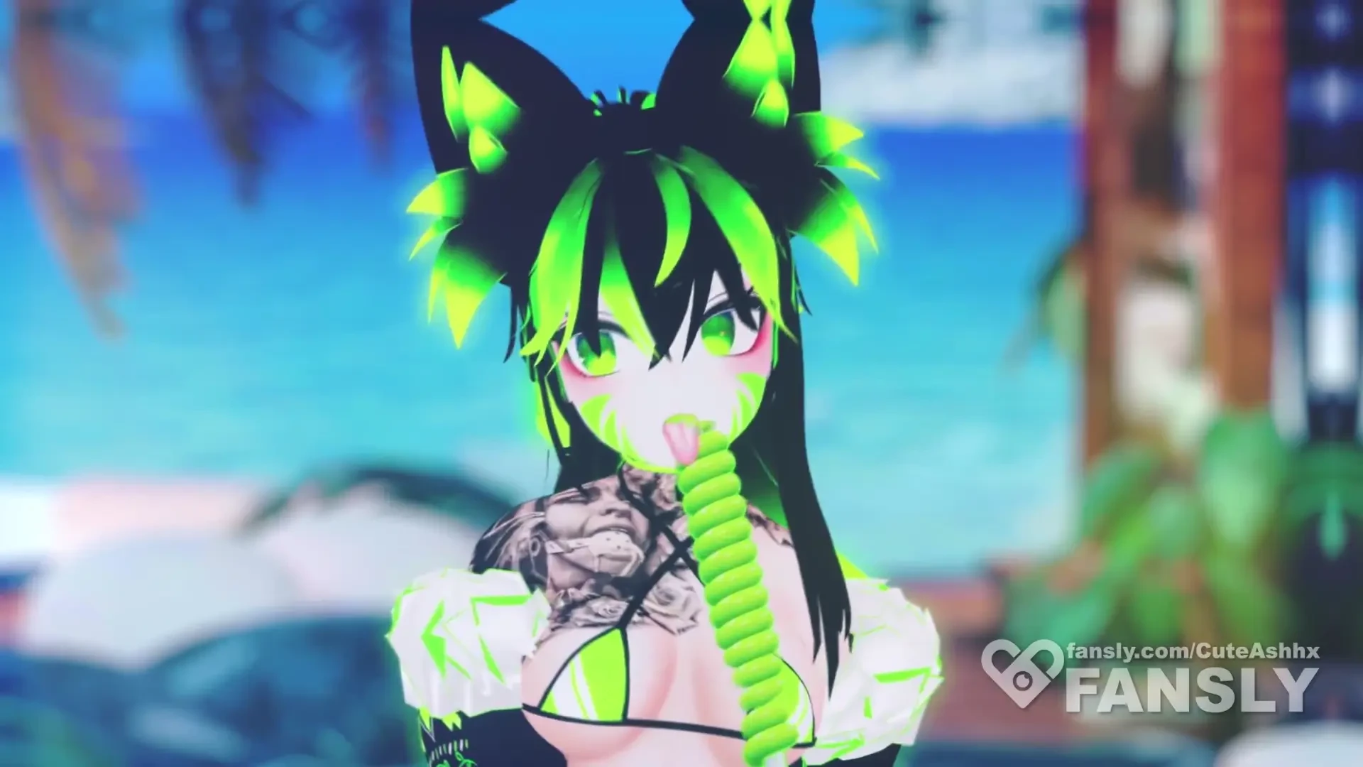 Golden tier exclusive ice pop licking haiiii cutieeeee its very hotttt 