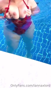 I let the pool boy film me today i think he enjoyed the view