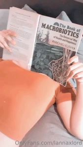 Can t a girl read her book in peace macrobiotics had to take a back