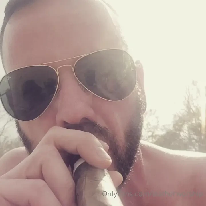 Christmas beach cigar smoke 
