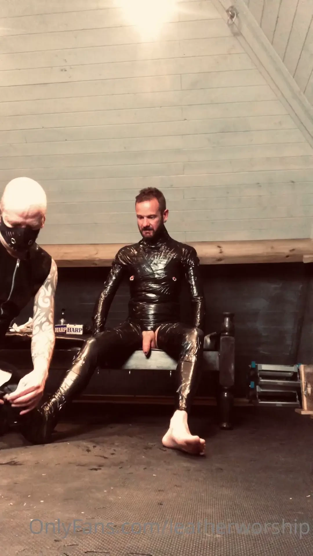 The final wrapping before the shackles go on enjoying some hot rubber 