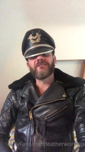 Gonna shoot this thick and creamy leather load right inside yah boys