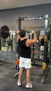 First we train then my cock gets hard and you come smell it with me