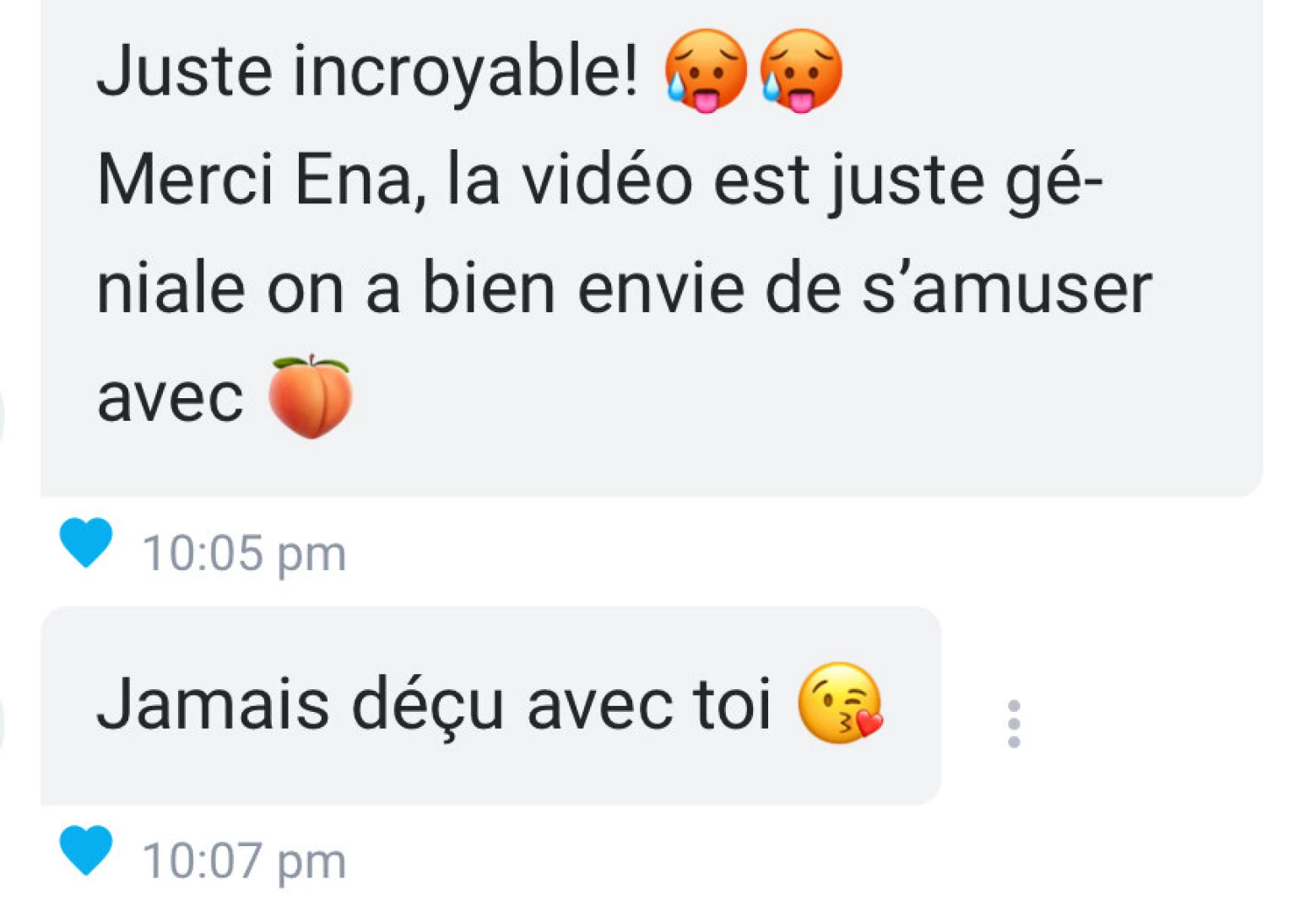 Il semblerait que la vid o que je vous ai envoy e en dm fasse d j des 