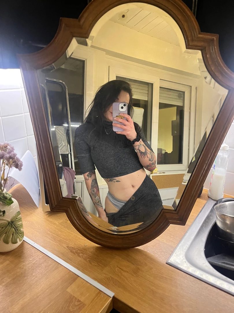 Juste avant la douche 