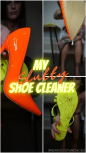 My slutty shoe cleaner you look good on your knees catching spit from