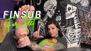 Finsub for feet my bare feet are propped up on the desk toes relaxed