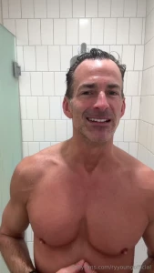 And now a special message coming your way in the shower of course