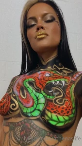 This weekend was fun getting body painted i made a sexy little teaser